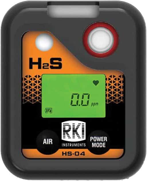 RKI H2S Single Monitor HS04 Pine Environmental