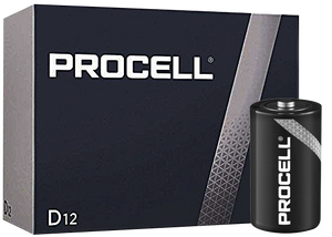 Duracell Procell D Batteries 12/bx