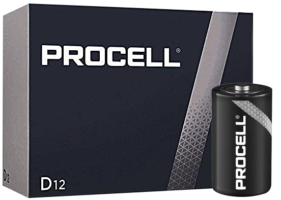 Duracell Procell D Batteries 12/bx