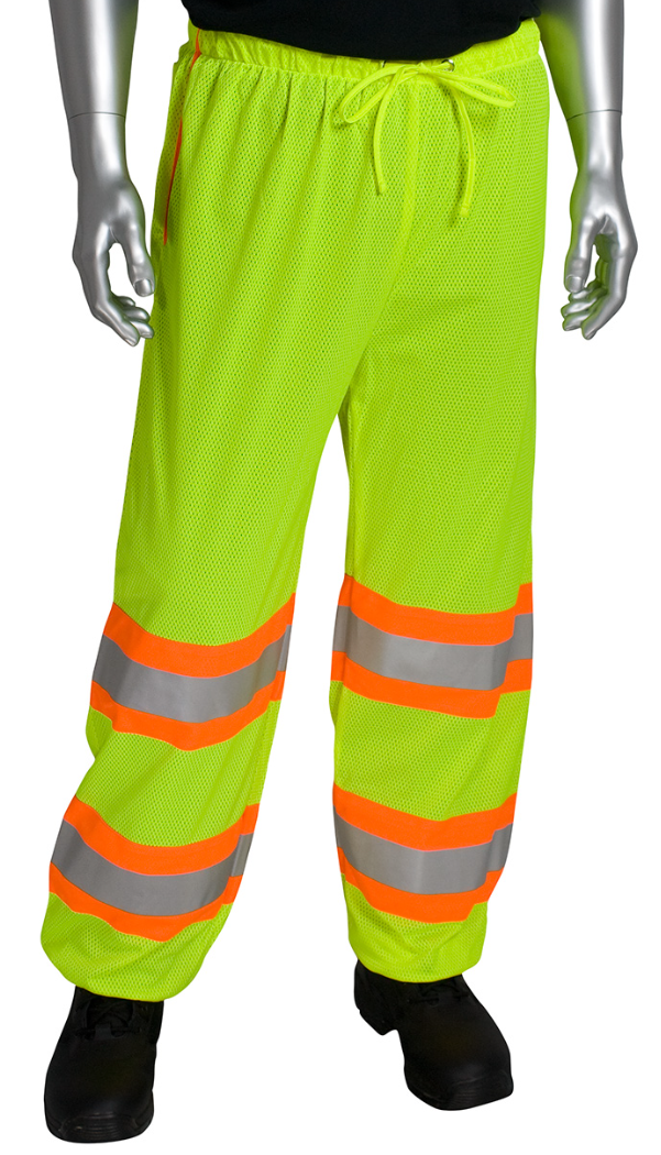 MeshPants, Class E, Lime 4X/5X Pine Environmental