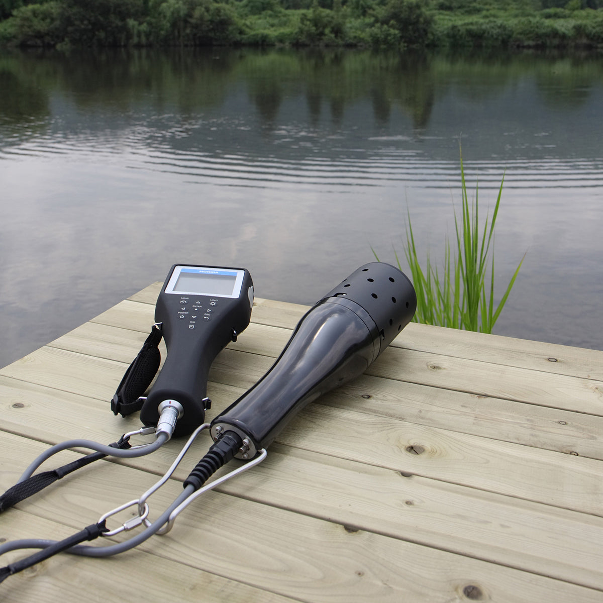 portable water quality meter field testing