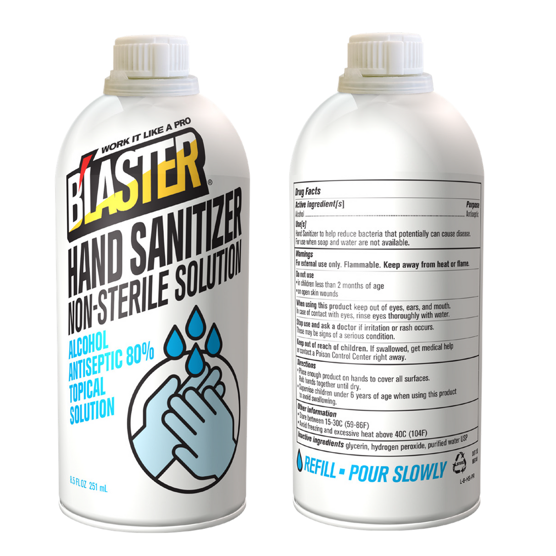 Blaster Hand Sanitizer Non-Sterile Solution